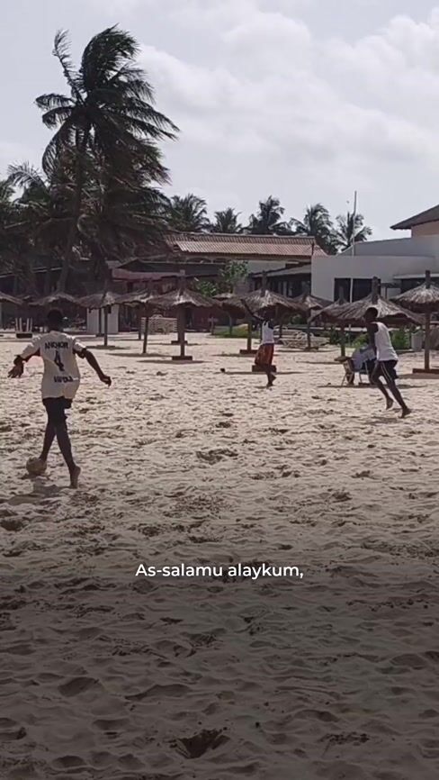 A football was completely new to them: orphans beach day in The Gambia